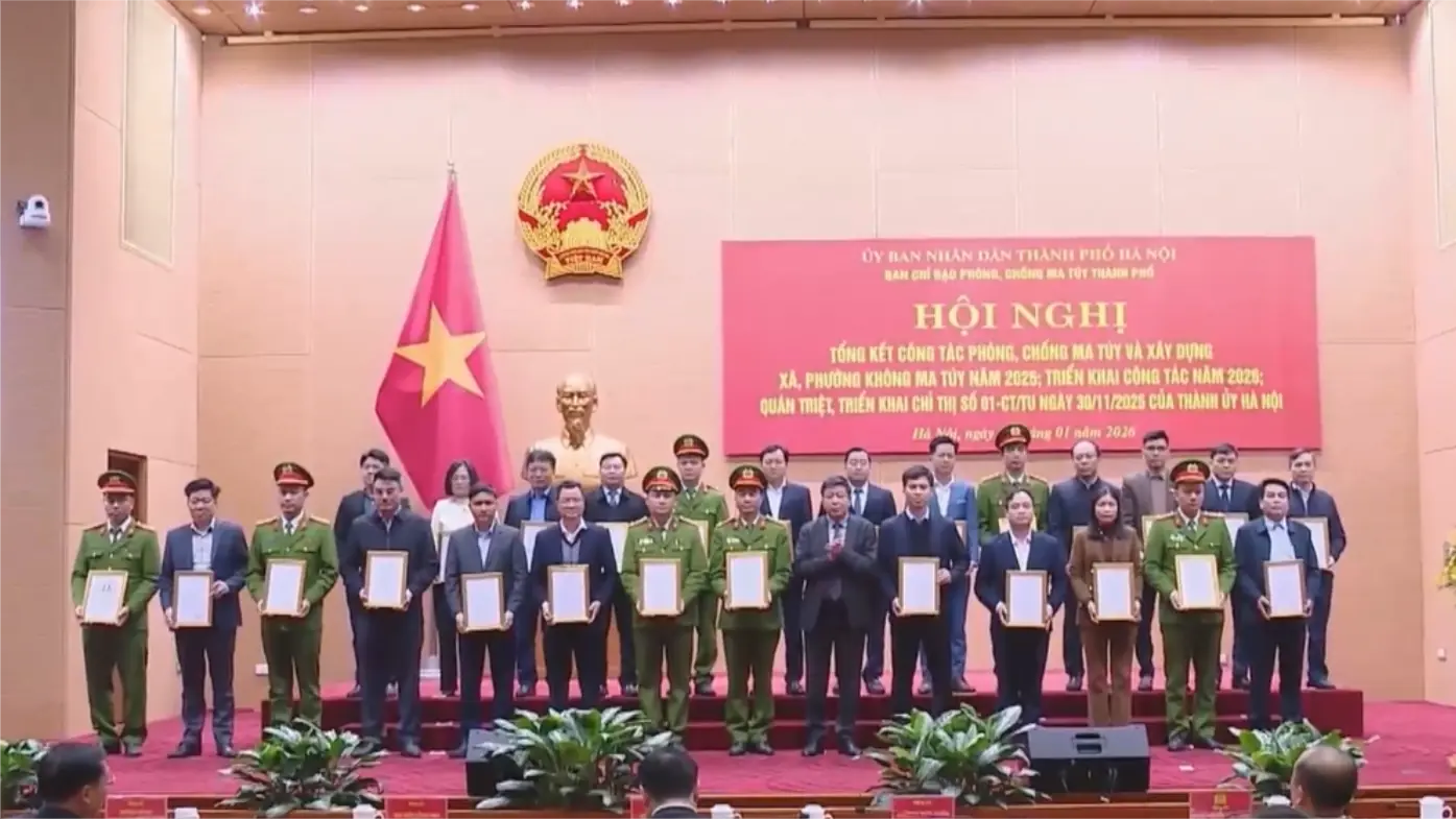 Công an Hà Nội thu giữ hơn 770kg ma túy trong năm 2025